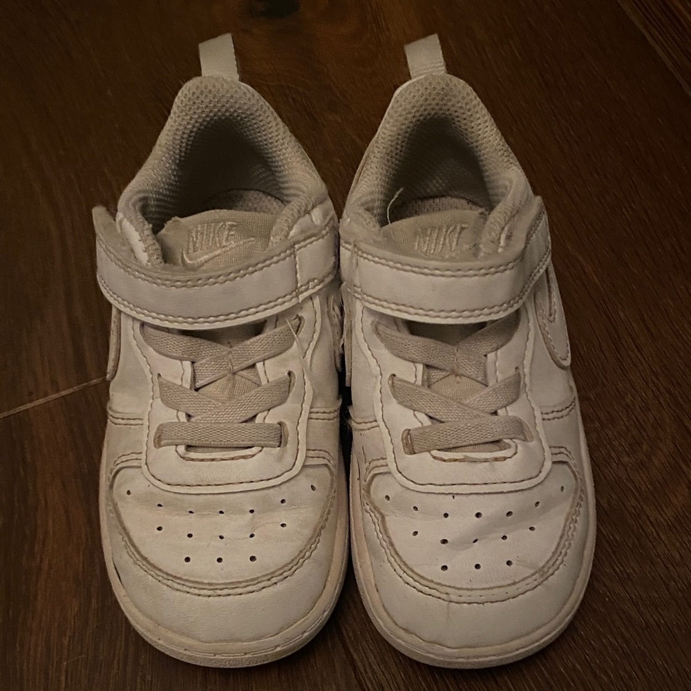 Nike Kids All-White Sneakers